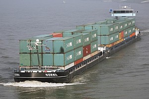 Binnenschiffe der H&S Container Line